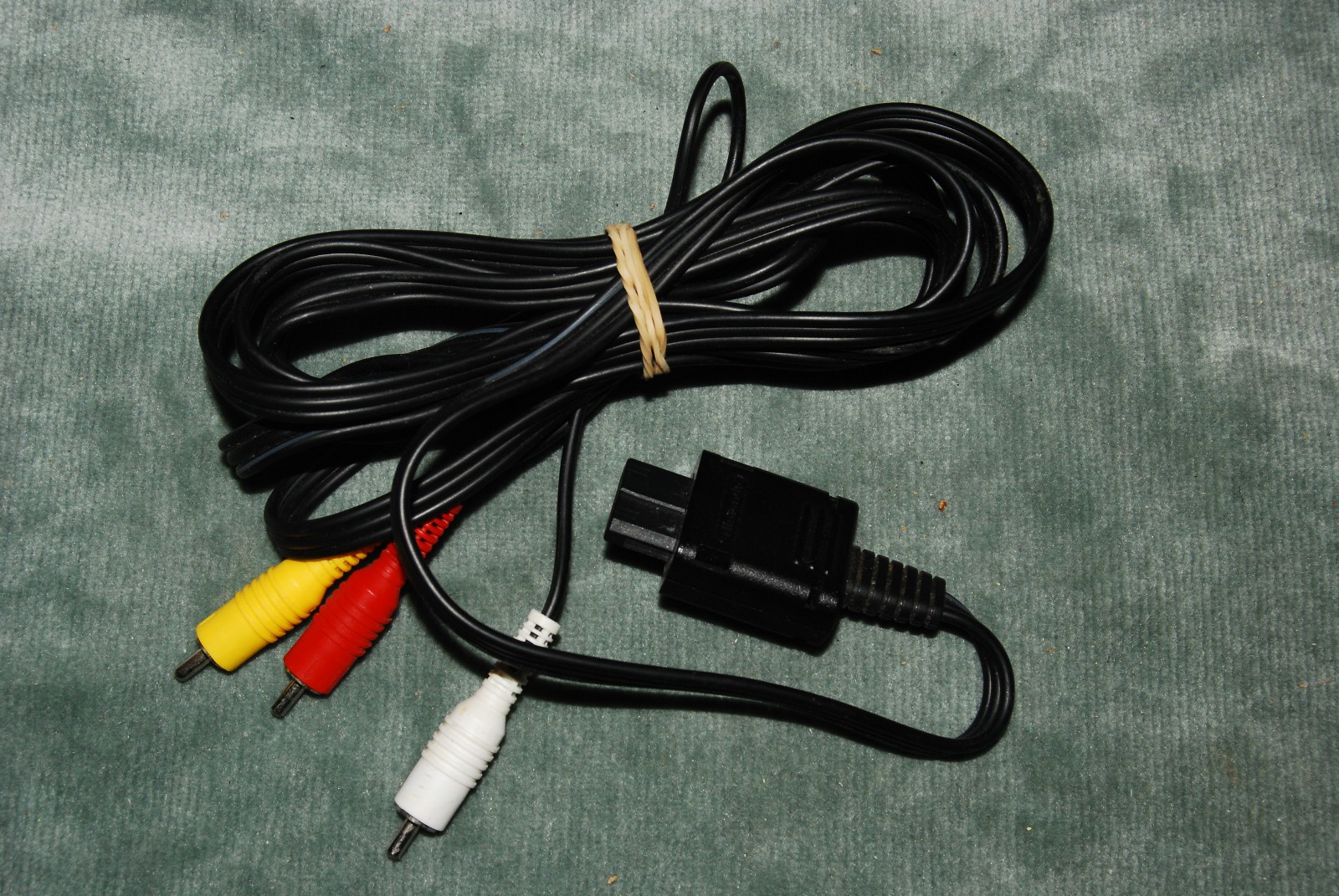 Genuine Nintendo AV Composite RCA Cable for GameCube N64 SNES – Tested & Working