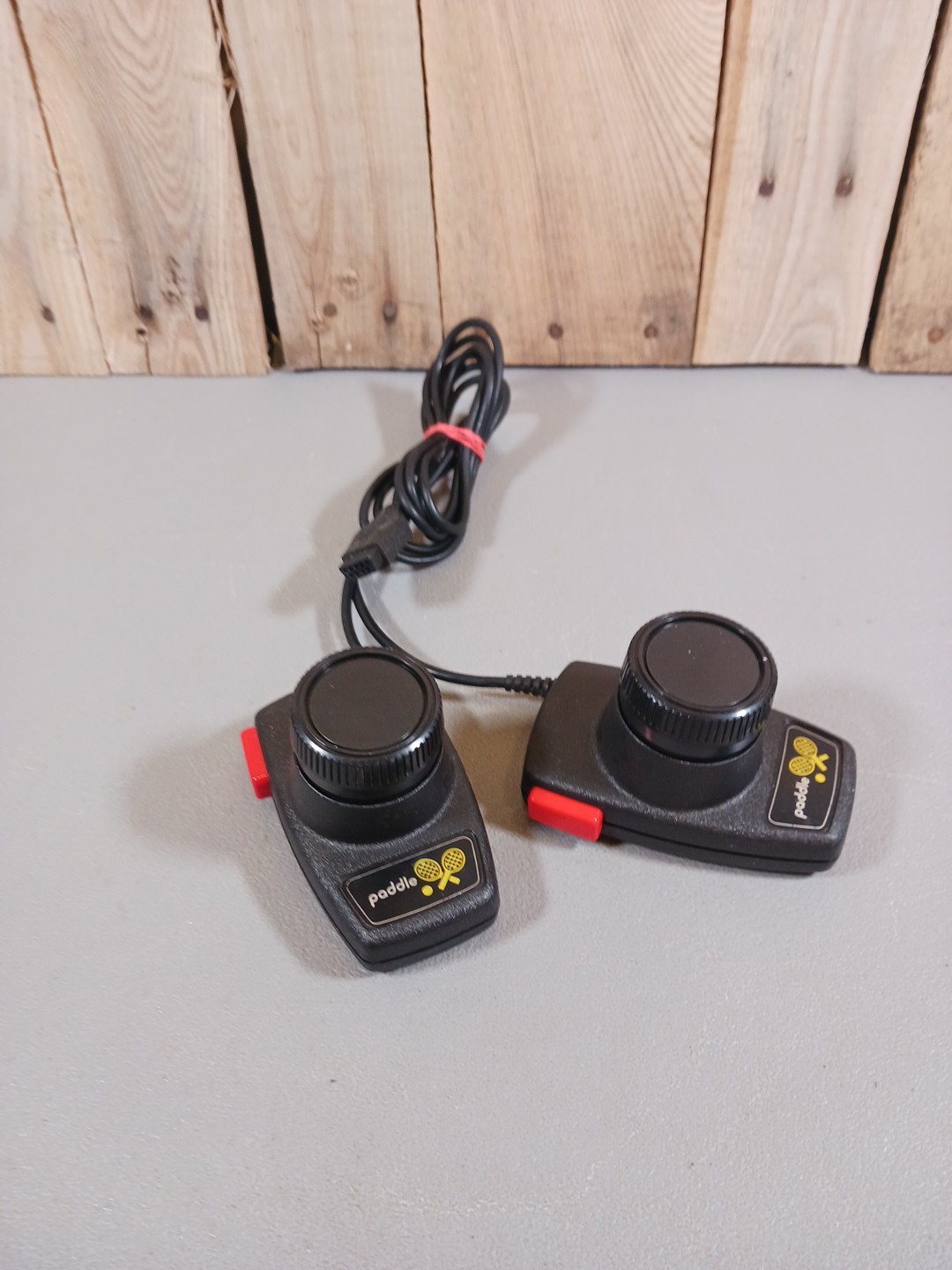 Original Atari Paddle Controllers Plus Spectravision Joystick Controller