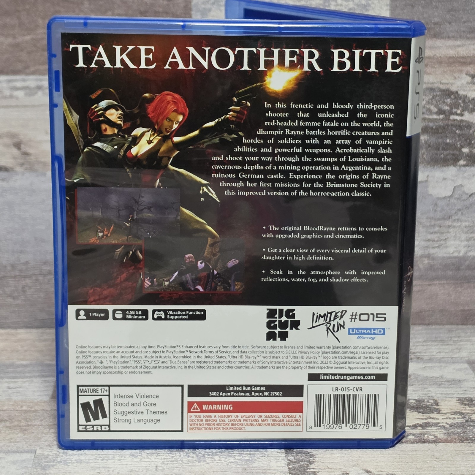 Bloodrayne Revamped Limited Run Games (PlayStation 5) Complete CIB Tested