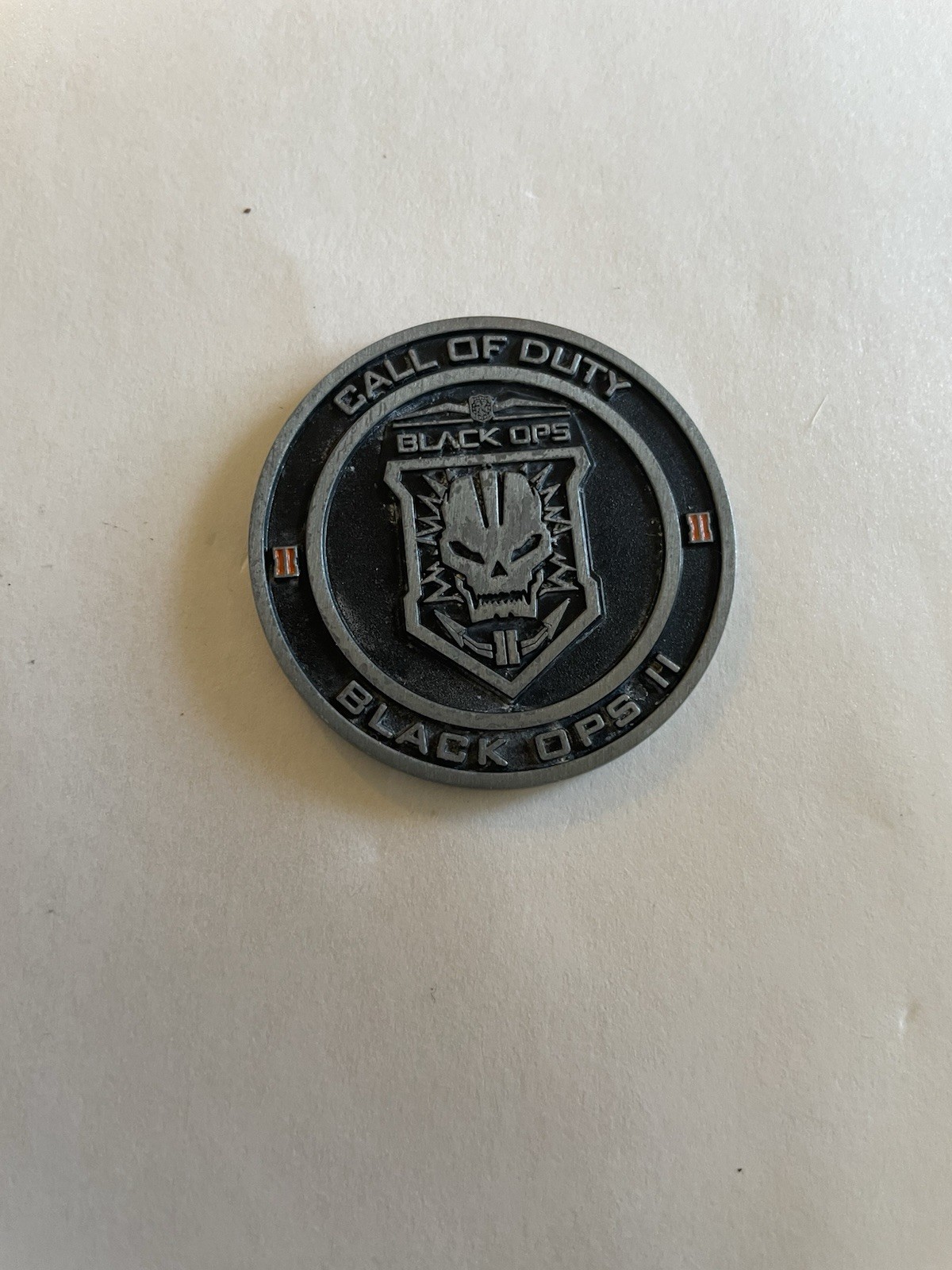 Call of Duty Black Ops II Challenge Coin The Future Is Black Metal Medallion 1.5