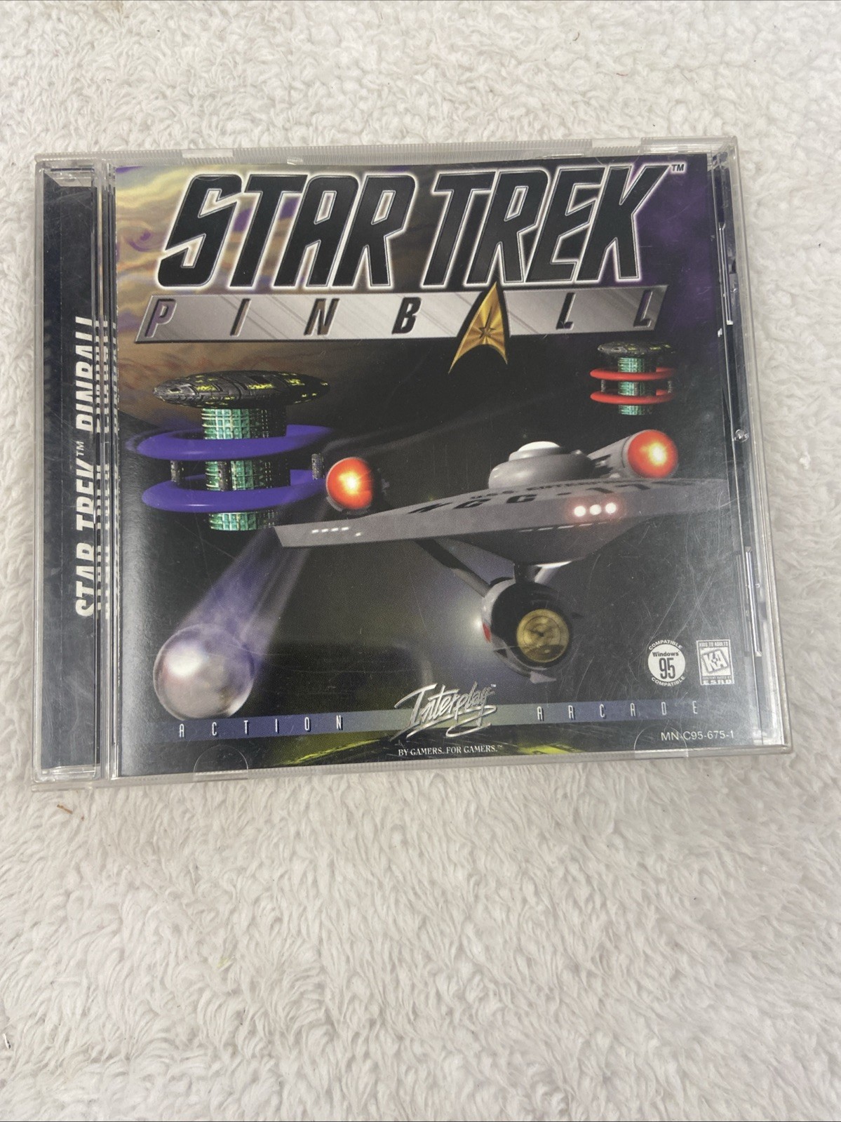 Star Trek Pinball Interplay Windows 95 PC CD ROM 1997 Action Arcade Game
