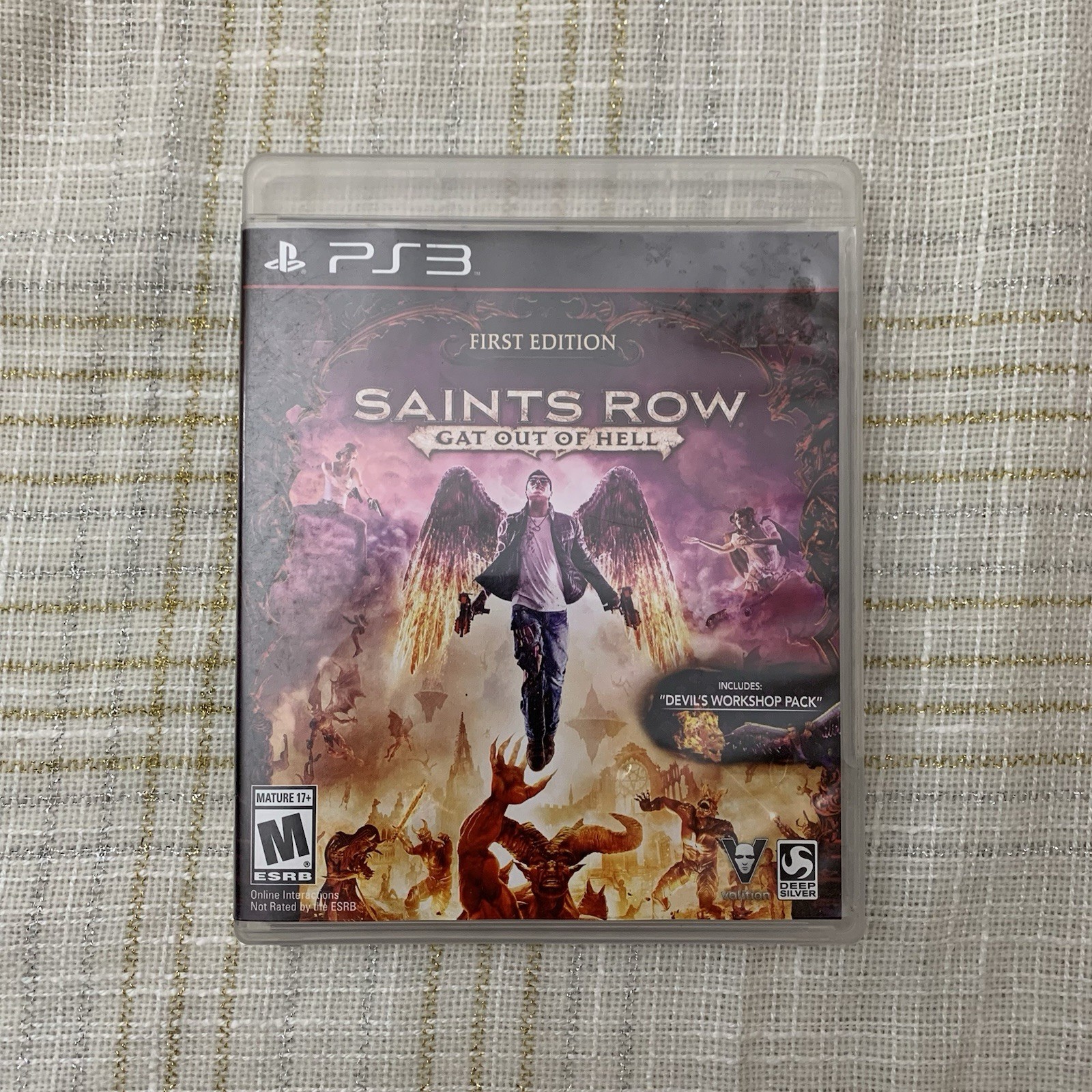 Saints Row Gat Out Of Hell First Edition PlayStation 3 PS3 2015 Deep Silver