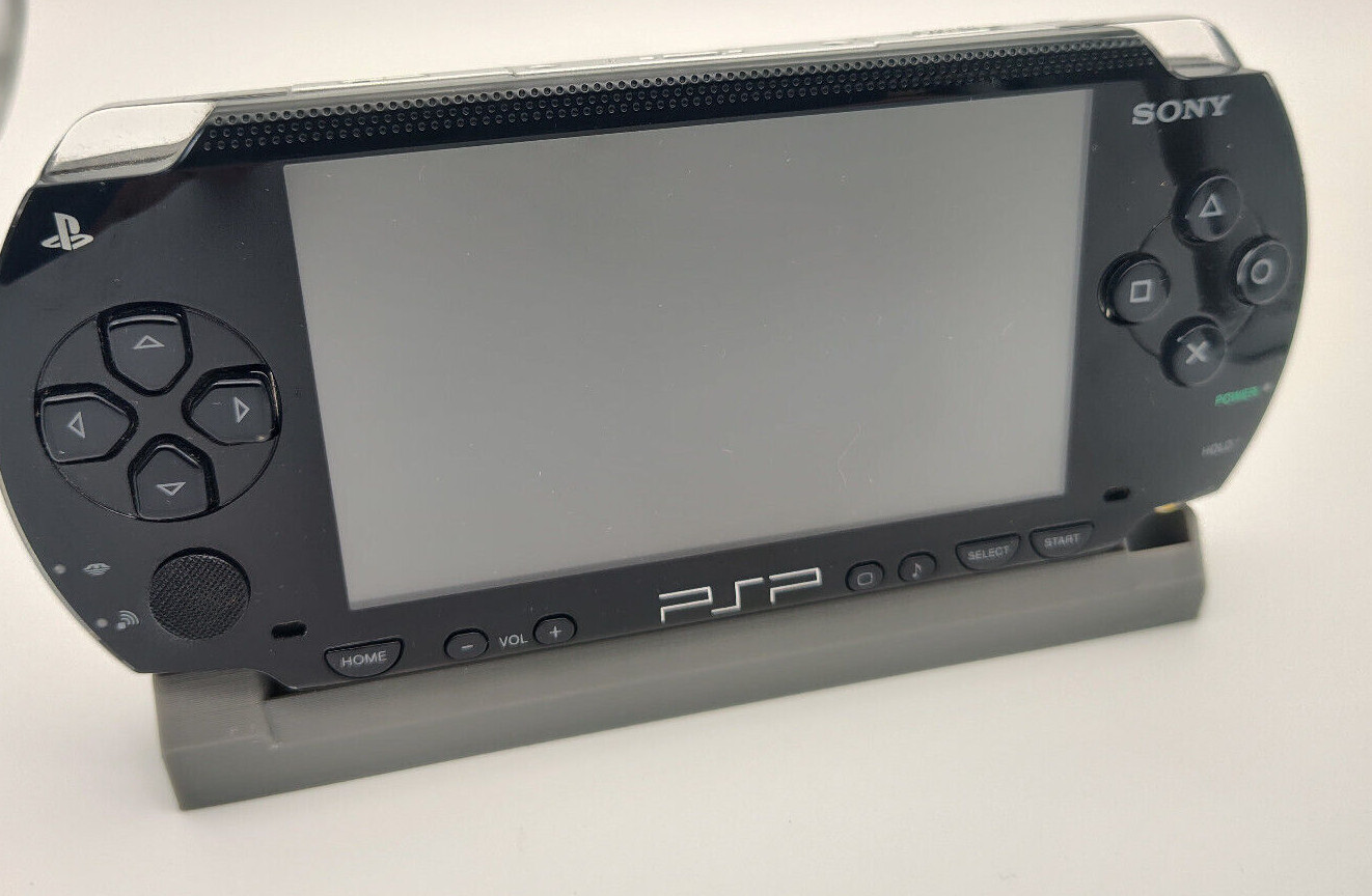 SONY PSP 1000 2000 3000 LOW PROFILE CHARGING DISPLAY STAND – Optional UMD Holder