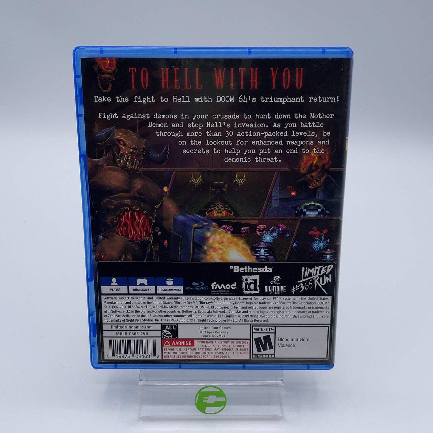 Doom 64 (Sony PlayStation 4 PS4, 2020)