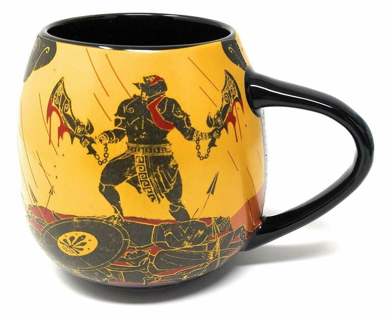 God of War Cave Painting Coffee Mug Exclusive Loot Crate Kratos 2018 Gaming