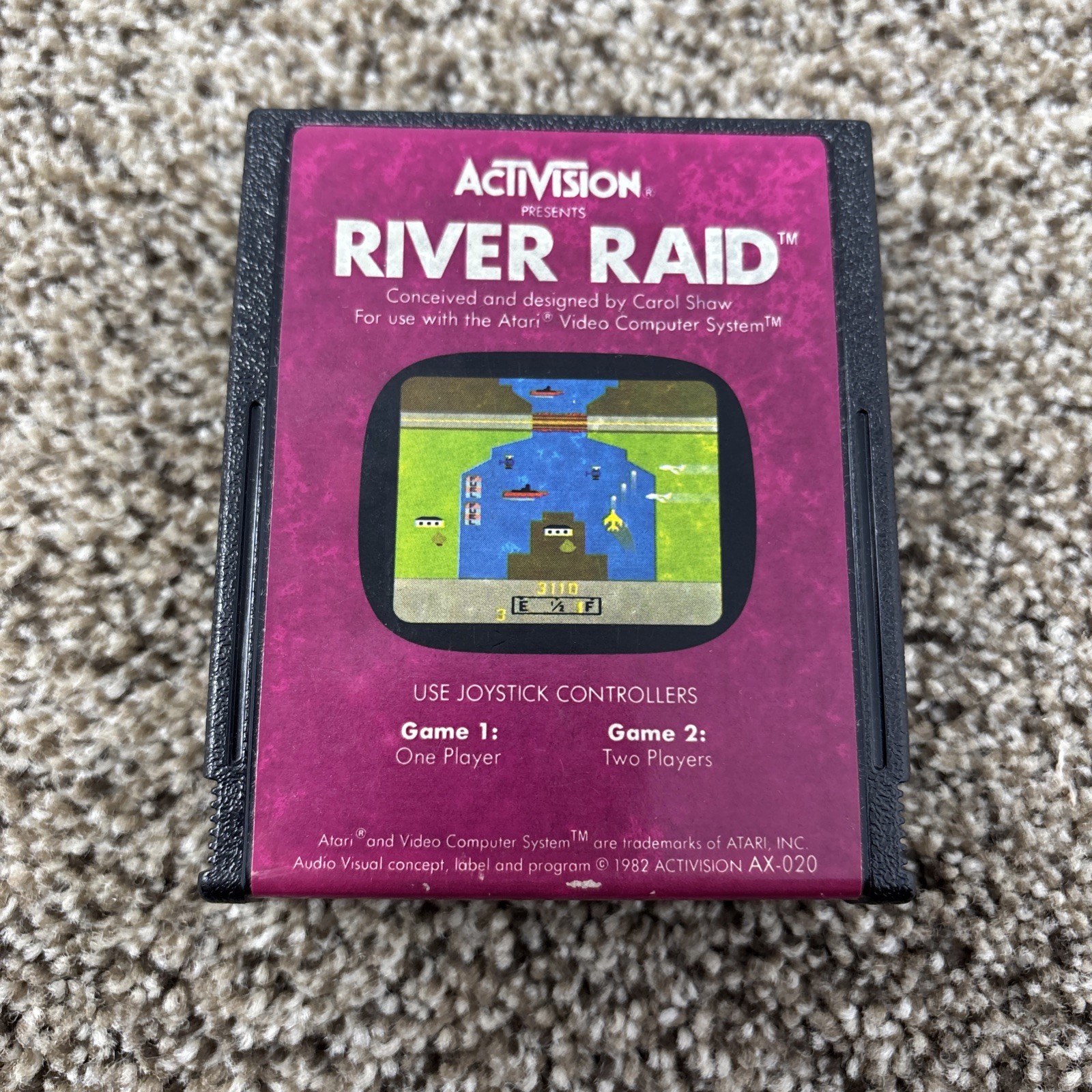 River Raid for Atari 2600 (Activision, 1982) w/Manual And box CIB