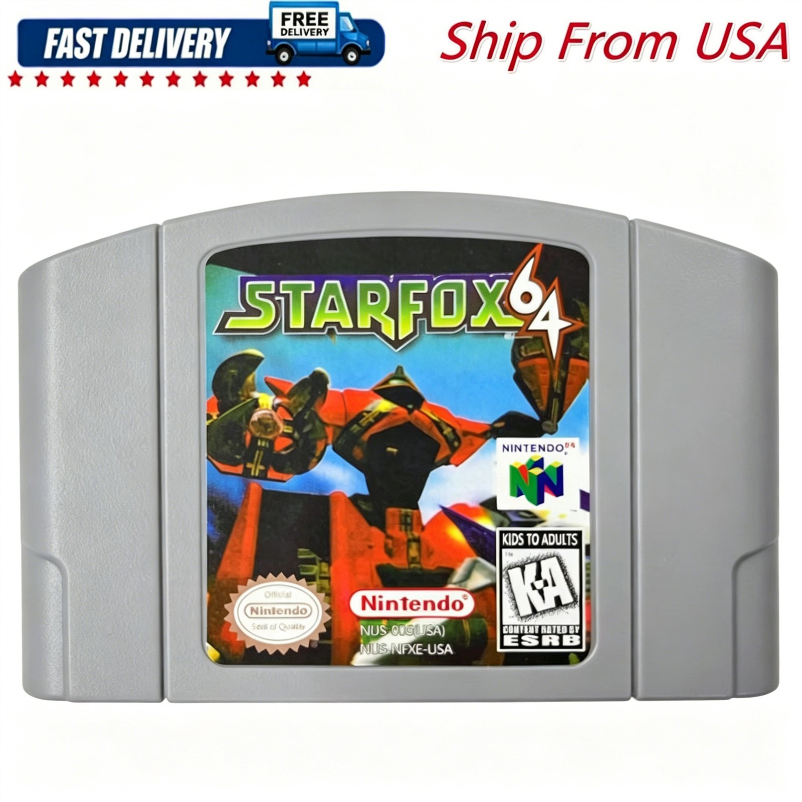 Star Fox 64 For Nintendo 64 N64 Game Pak