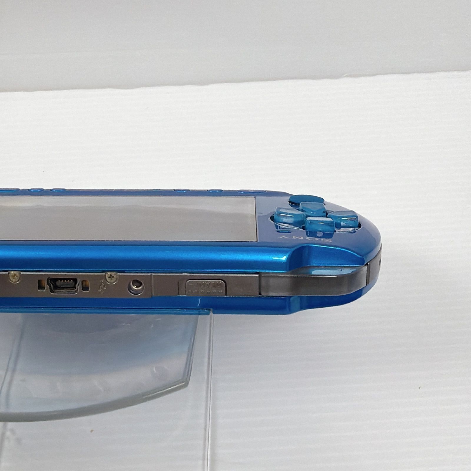 Excellent Sony PSP-3000 Vibrant Blue Console CIB