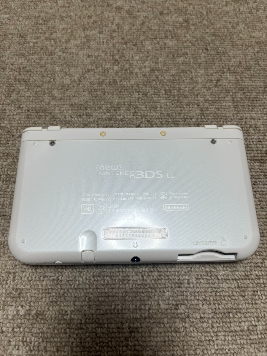 New 3DS LL XL Pearl White Japan Nintendo Console region Japanese B7