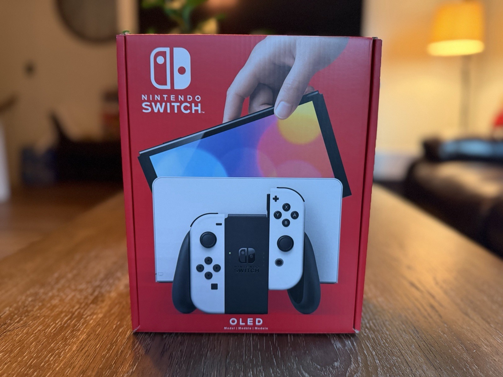 Nintendo Switch OLED White Console Bundle + Official Case Brand New