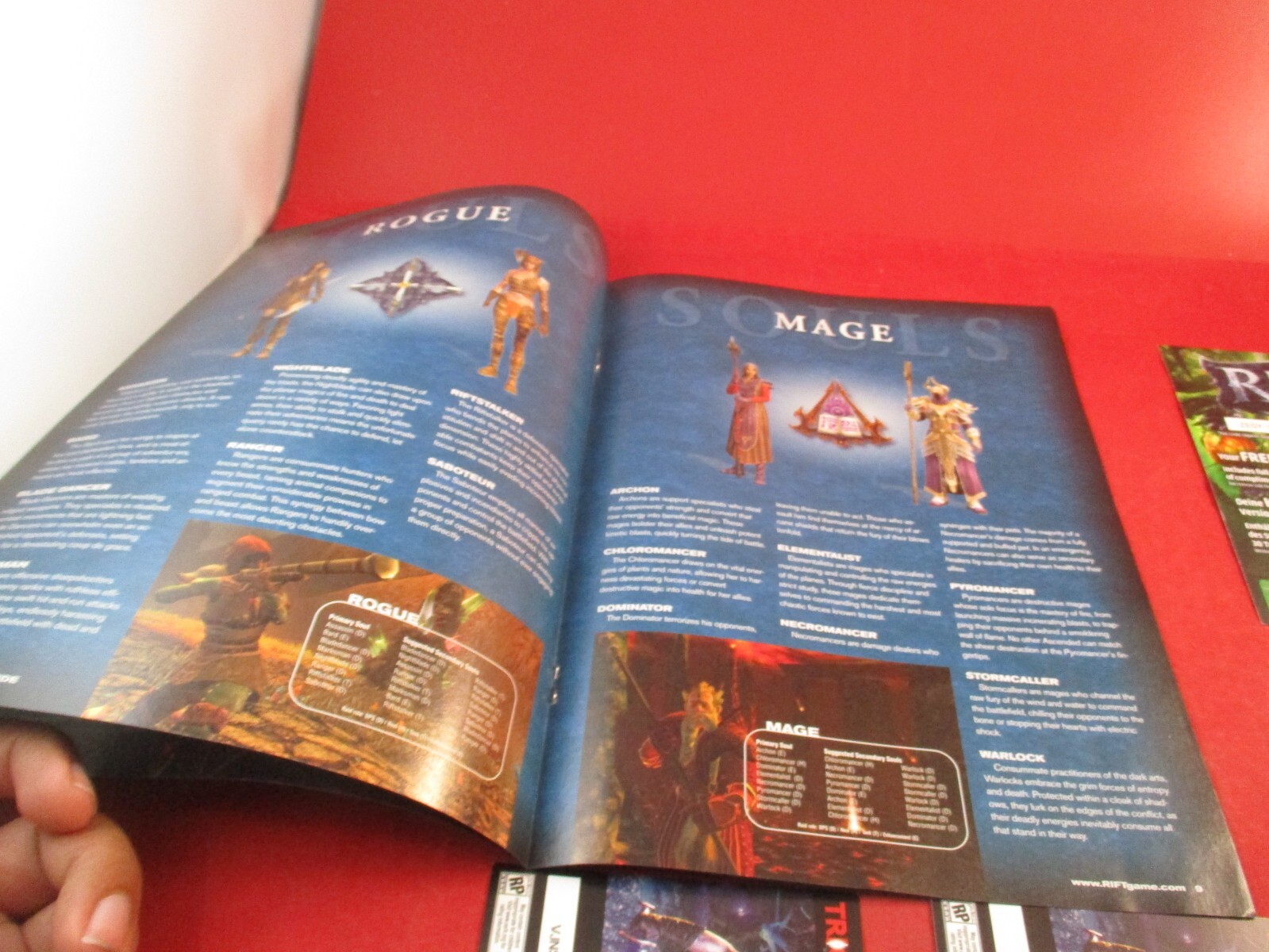 Rift MMORPG Computer Online Game PAX Promo Handout Flyer Ad & Strategy Guide