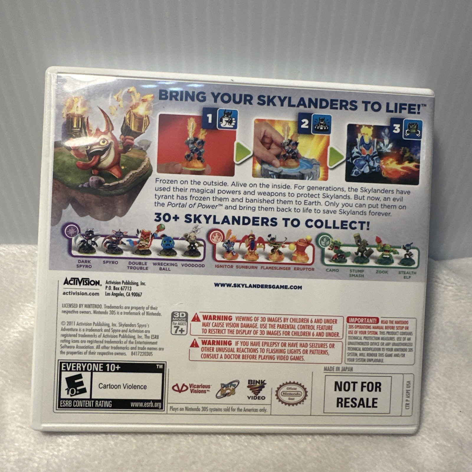 Skylanders Spyros Adventure – Nintendo 3DS – New Game