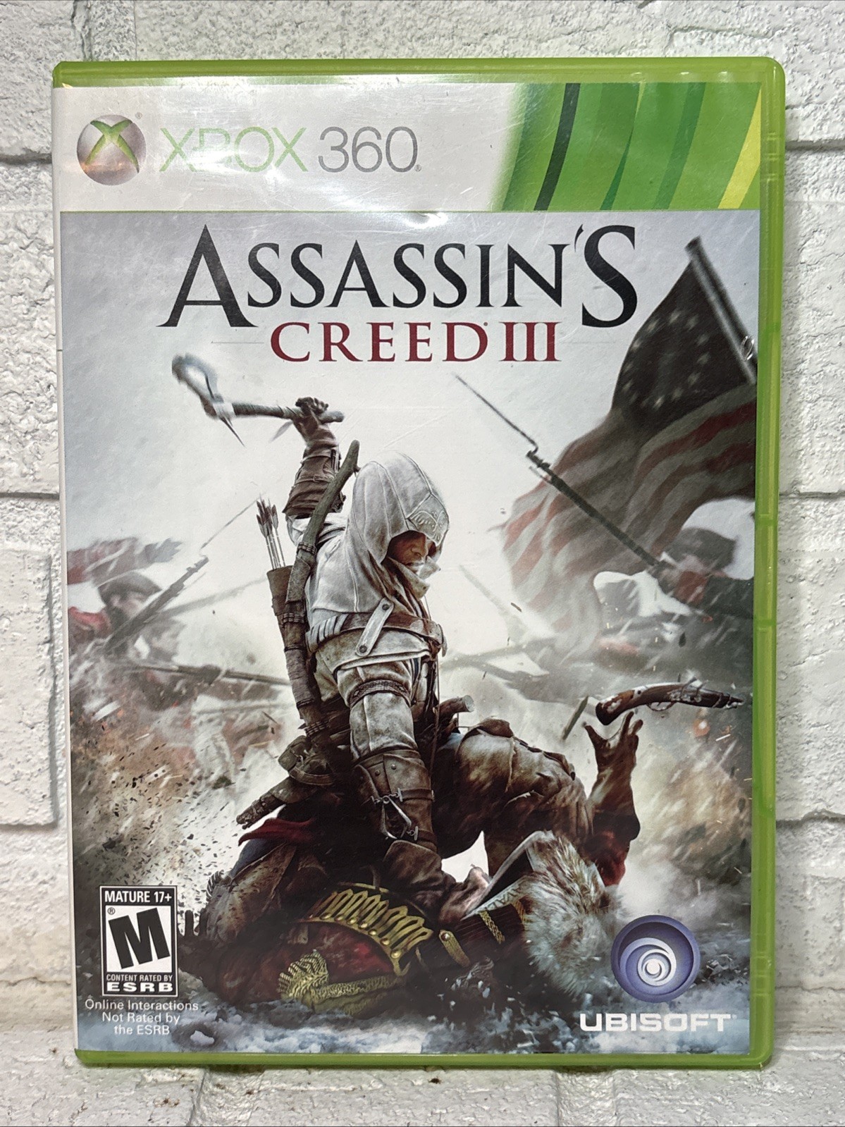 Assassin’s Creed III 3 Microsoft Xbox 360 Complete CIB Tested Clean