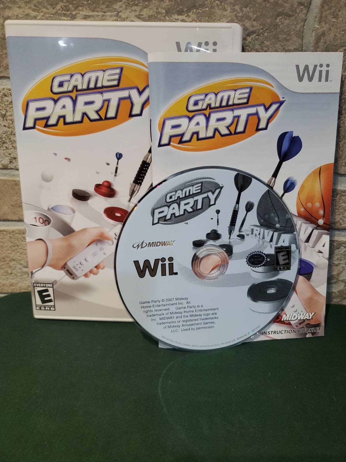 Game Party 1Trivia & 2 Tournament Bundle Lot Nintendo Wii Complete Tested