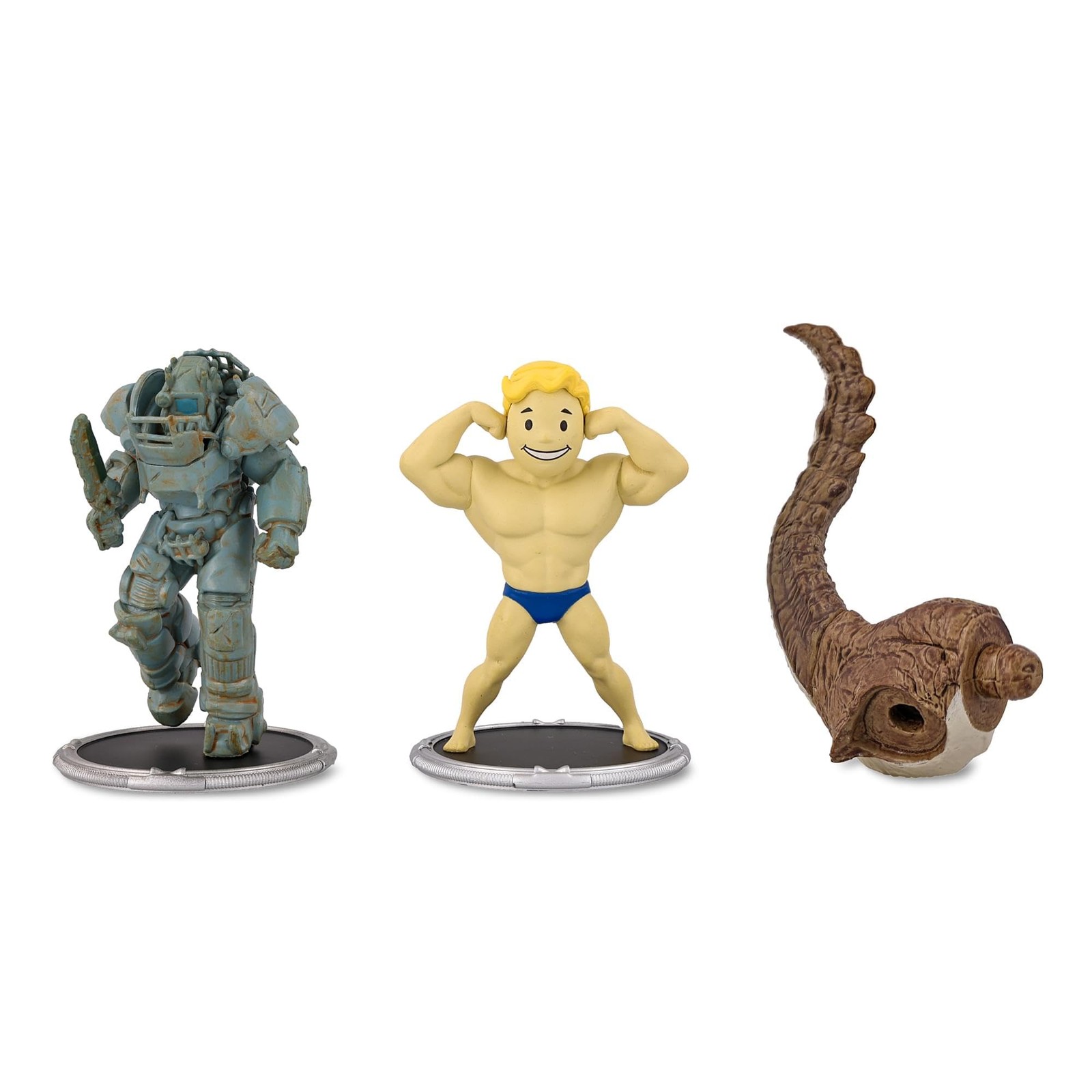 Toynk Fallout Raider and Vault Boy (Strong) 3-Inch Mini Figure Set 2-Pack for…