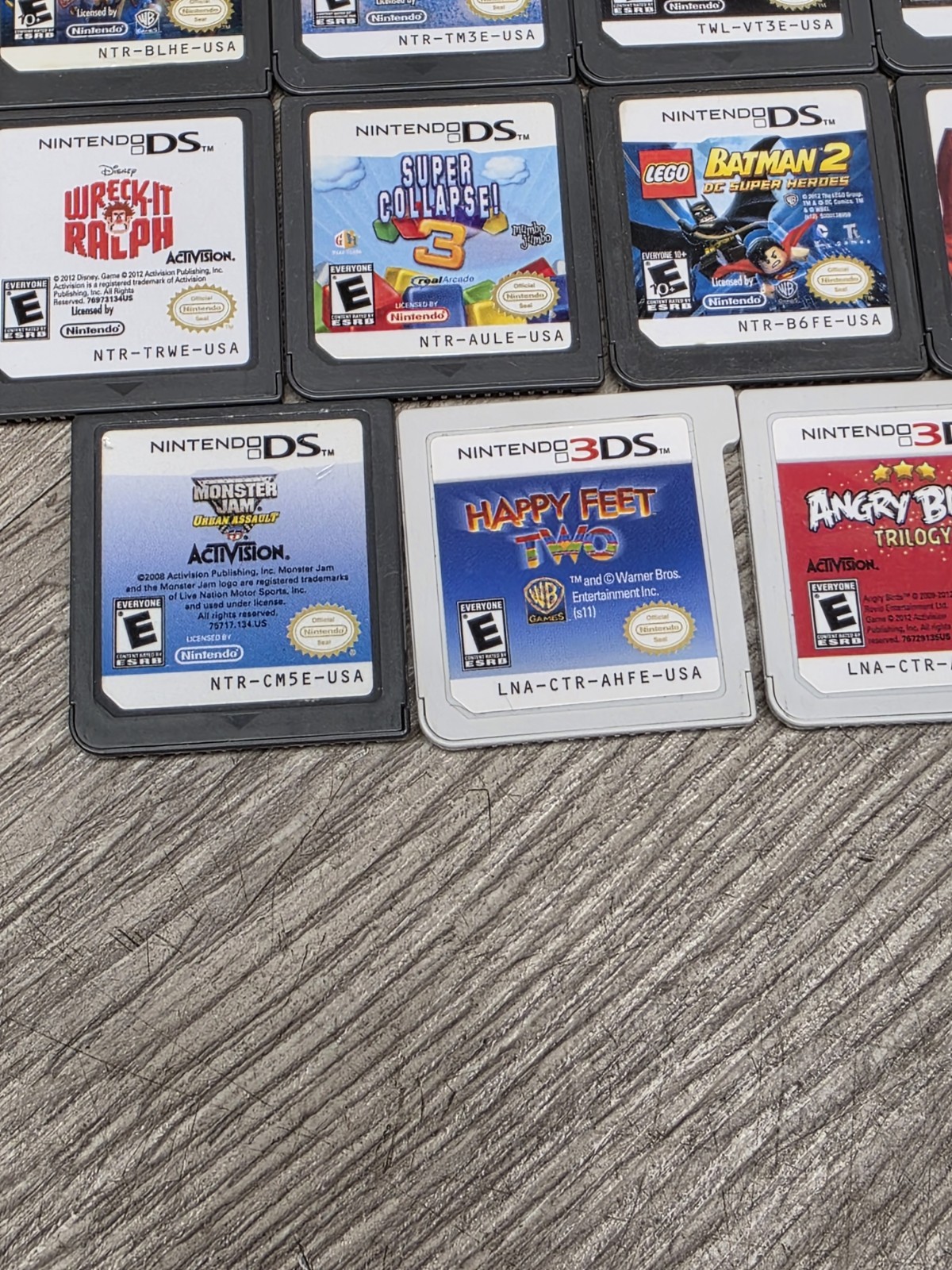 Lot of 18 Nintendo DS & 3DS games (authentic + tested and working) Free Shipping