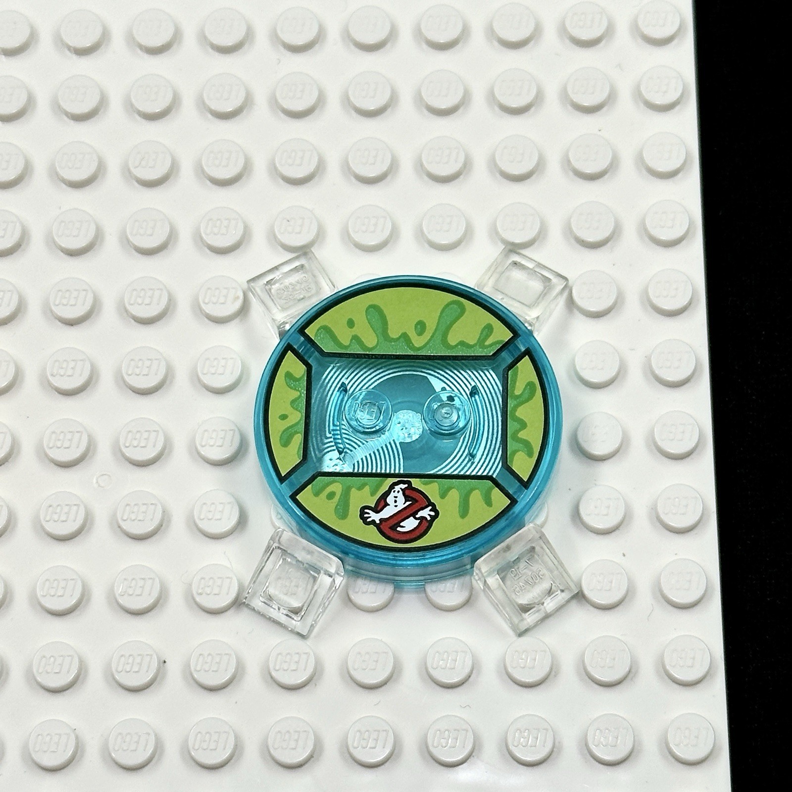 LEGO Dimensions Toy (2) pc Base Disc Tag Only Lot – Ghostbusters – Slimer