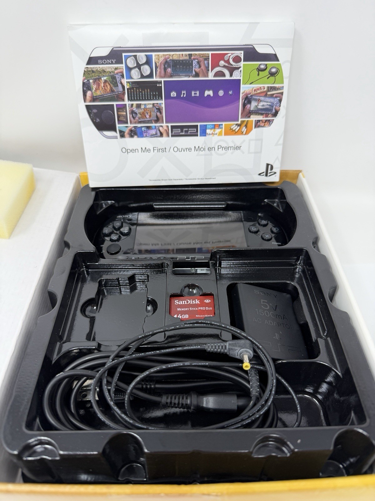 Sony PlayStation Portable PSP Handheld Console PSP-3000 RARE USA (Tested)