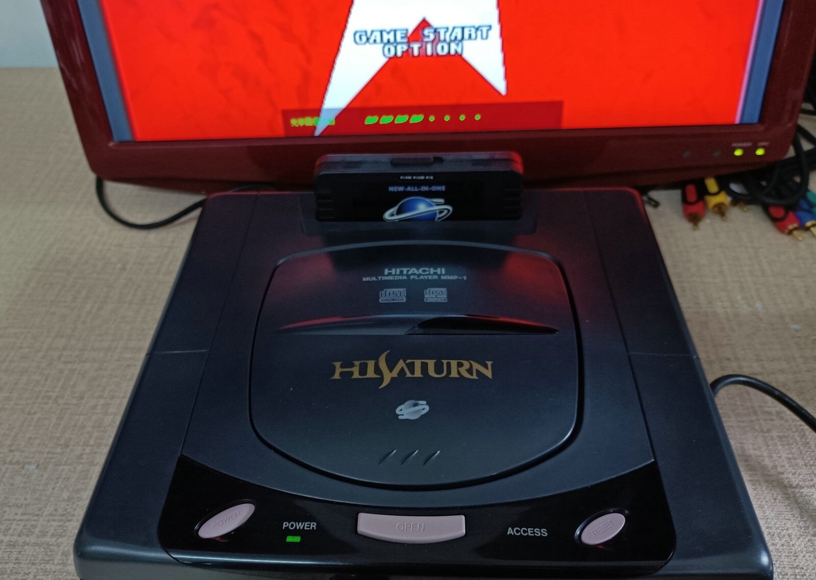For Sega Saturn All in One Cartridge 1m 4m expansion with 8MB Momery Card