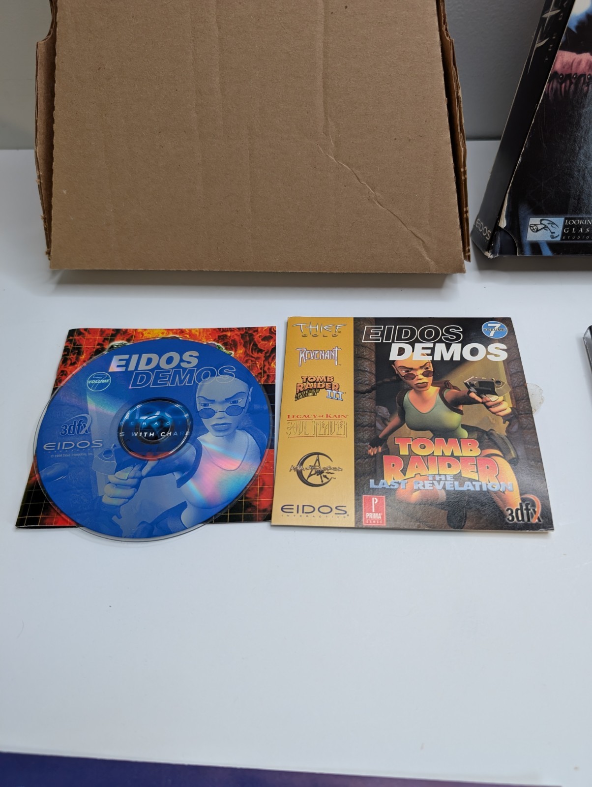 Thief Dark Project EIDOS Trapezoid Big Box PC Game Complete CIB Demo Disk 1998