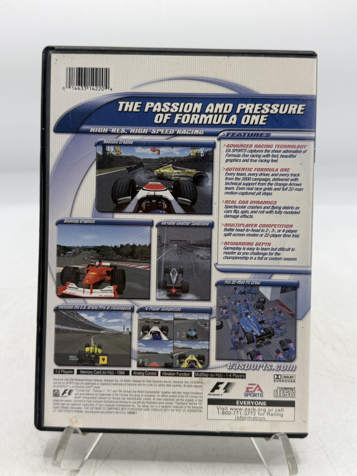 F1 Championship Season 2000 PlayStation 2 PS2 EA Sports Racing CIB Complete