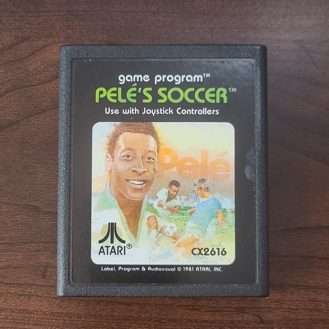 Pele’s Soccer Atari 2600 Game and Box Only No Manual Tested Working