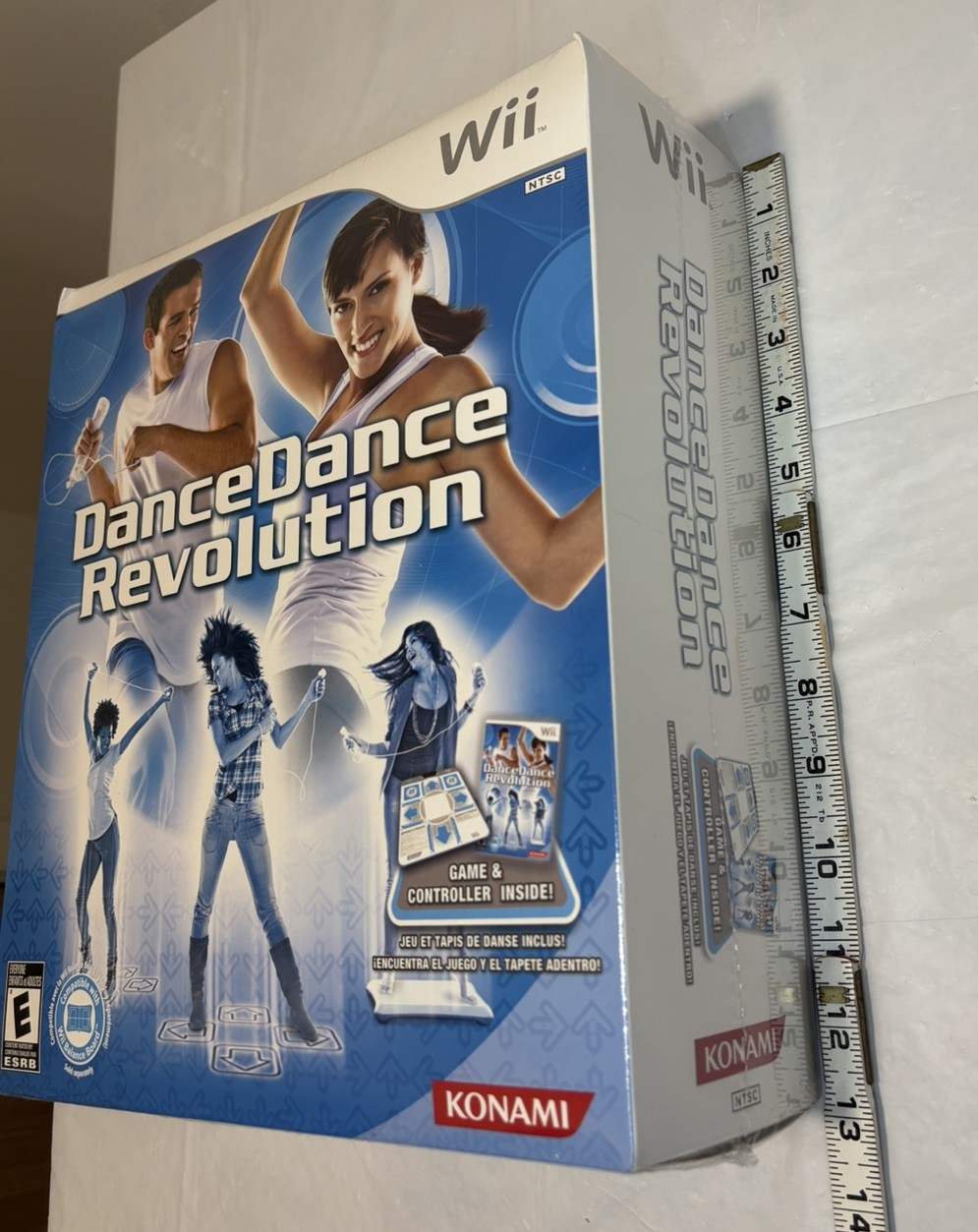Sealed in Box Nintendo Wii Dance Dance Revolution Game, Controller And Game Pad