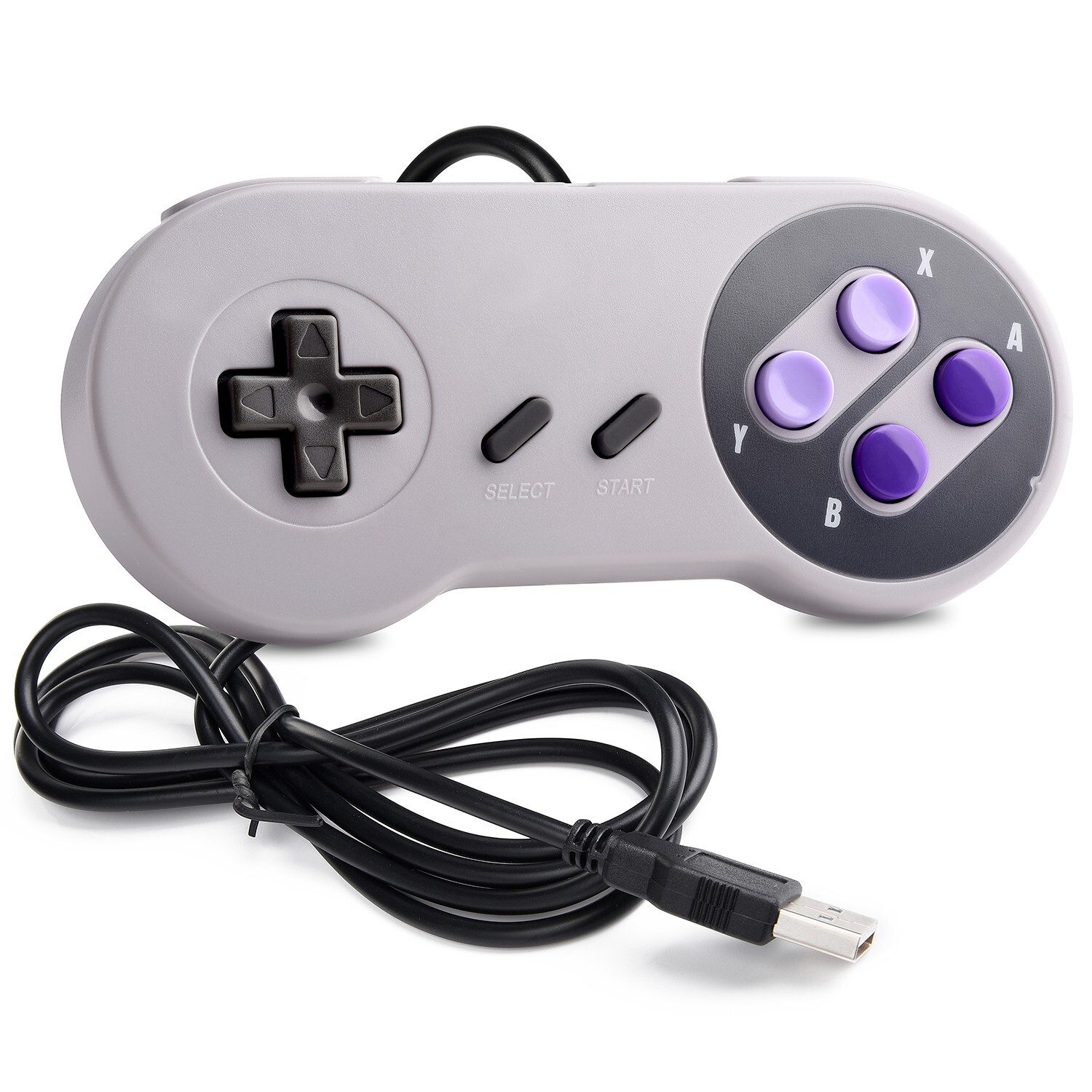 2 Pack iNNEXT SNES USB Super SNES Controller Gamepad for PC & MAC & Raspberry Pi