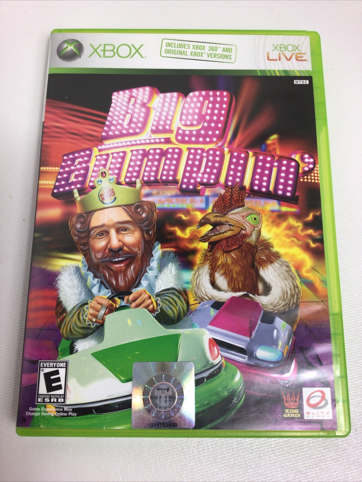 Big Pimpin Bumper Cars Xbox and Xbox 360 Release 2007 in Original Case w Manual#