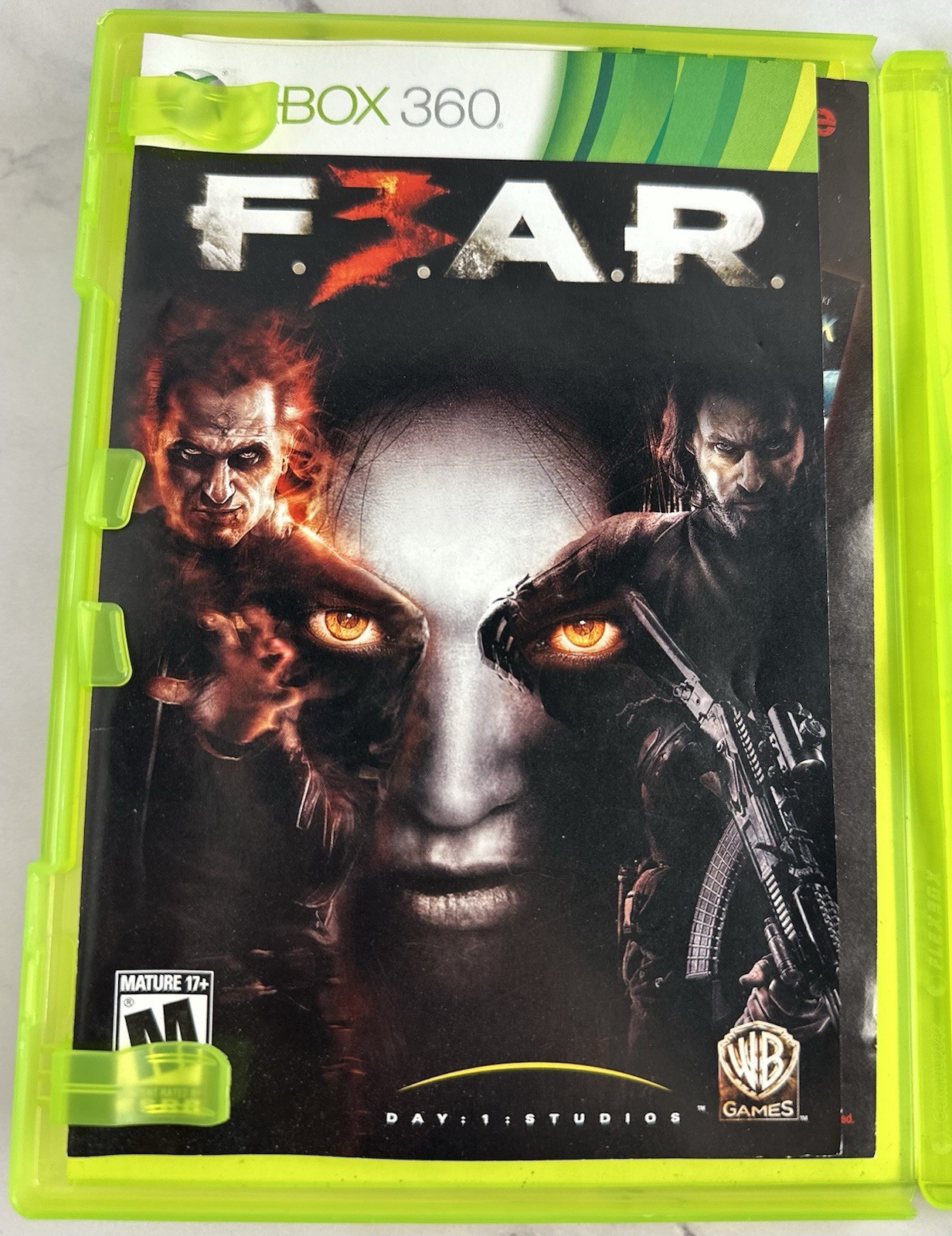 XBOX 360 Fear 2 + Fear 3 Video Games Horror CIB Complete Lot Of 2 Games Working
