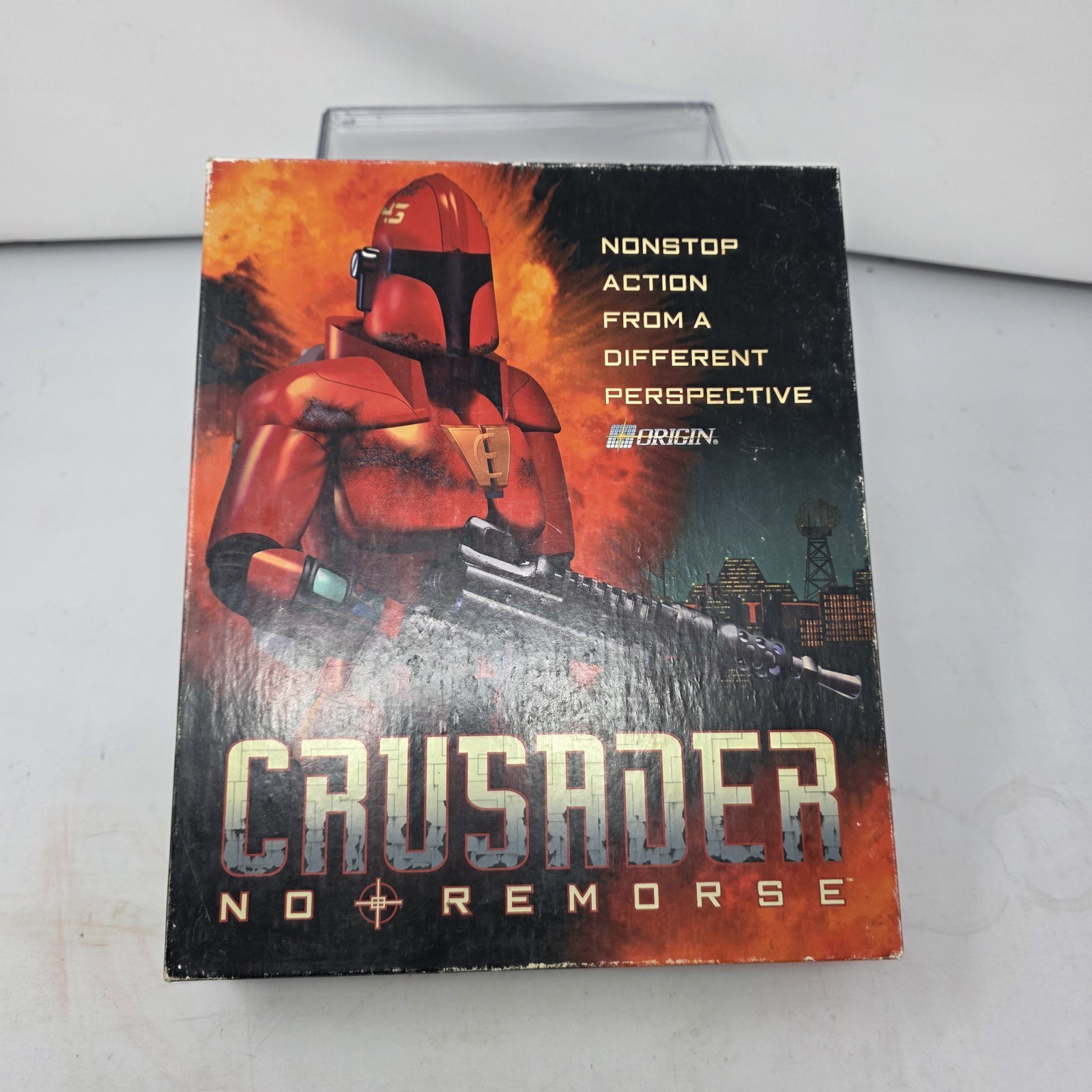 TIME CAPSULE Crusader No Remorse PC Big Box Complete CIB + No Regret Game LOT