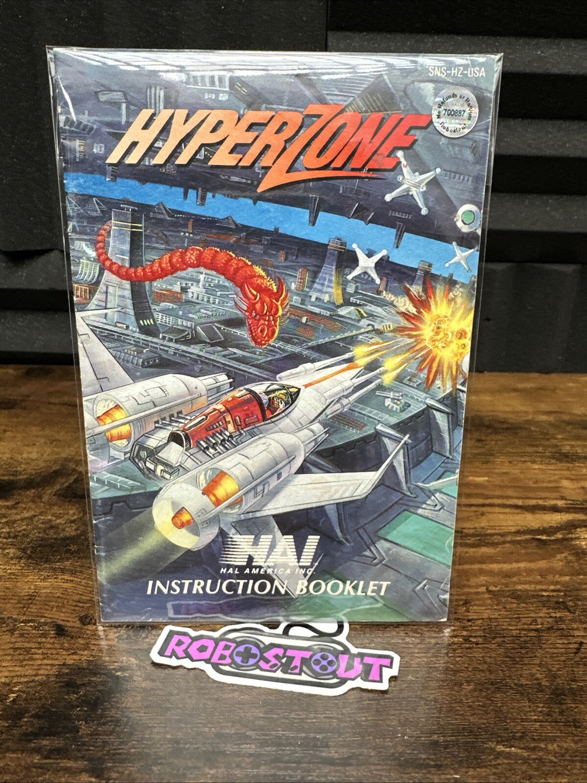 Hyperzone – (Super Nintendo) SNES Manual instruction booklet only⭐