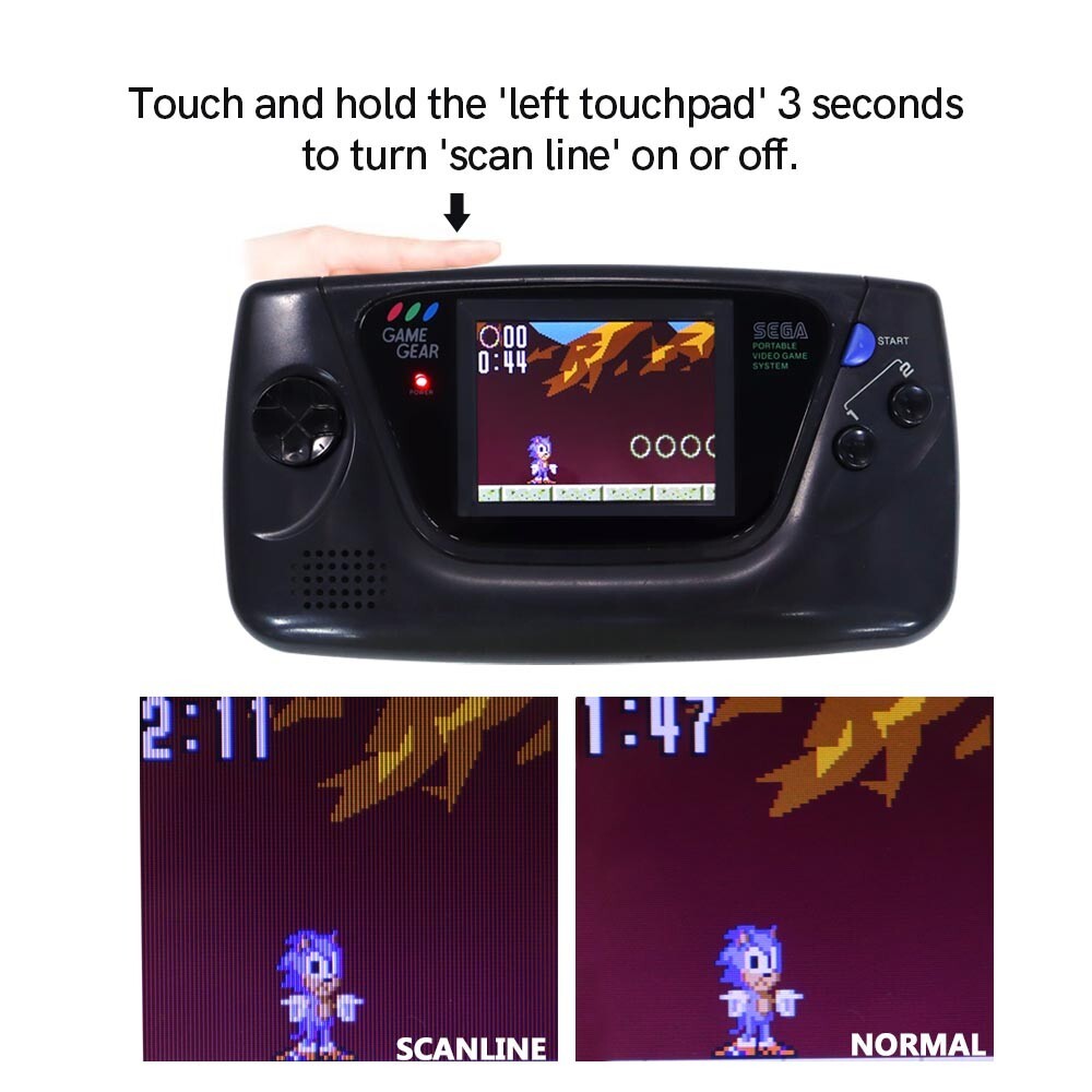 Back Light Backlight LCD Screen Kit For SEGA Game Gear Console For SEGA GG