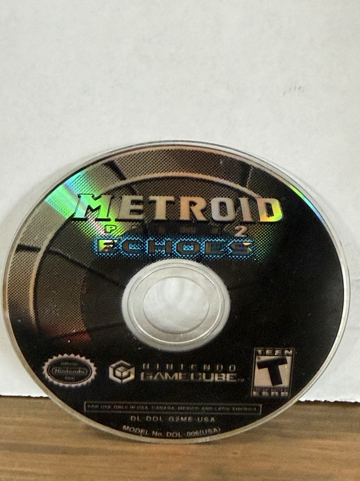 Metroid Prime 2 Echoes (Nintendo GameCube, 2004) – Disc Only
