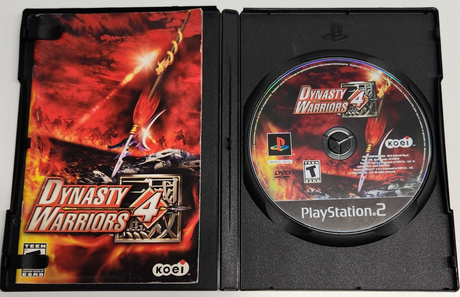 Dynasty Warriors 4 And Dynasty Warriors 5 Lot (Sony PlayStation 2) PS2