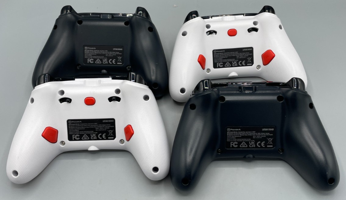 (4x) PowerA Wired Gaming Controller Xbox One X|S & PC (READ) Red Blossom Black
