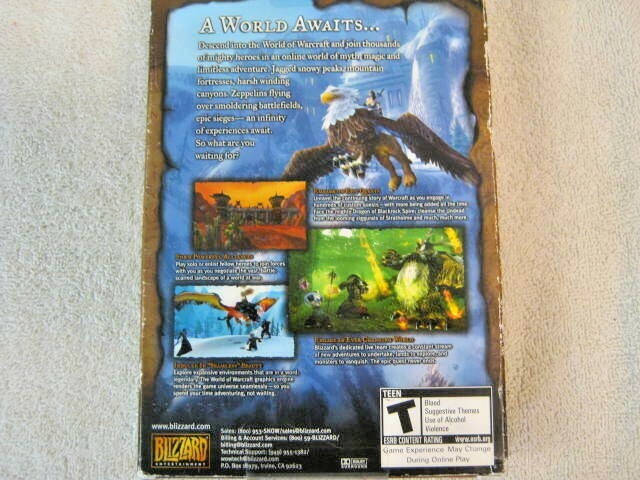World of Warcraft (Windows/Mac, 2004) With Manual, keys, product catalogs