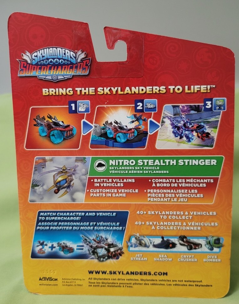 Skylanders Superchargers Nitro Stealth Stinger Target Exclusive