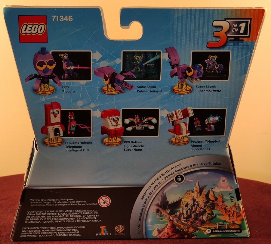 Lego Dimensions Team Pack 71346 Powerpuff Girls Blossom Bubbles Octi PPG special