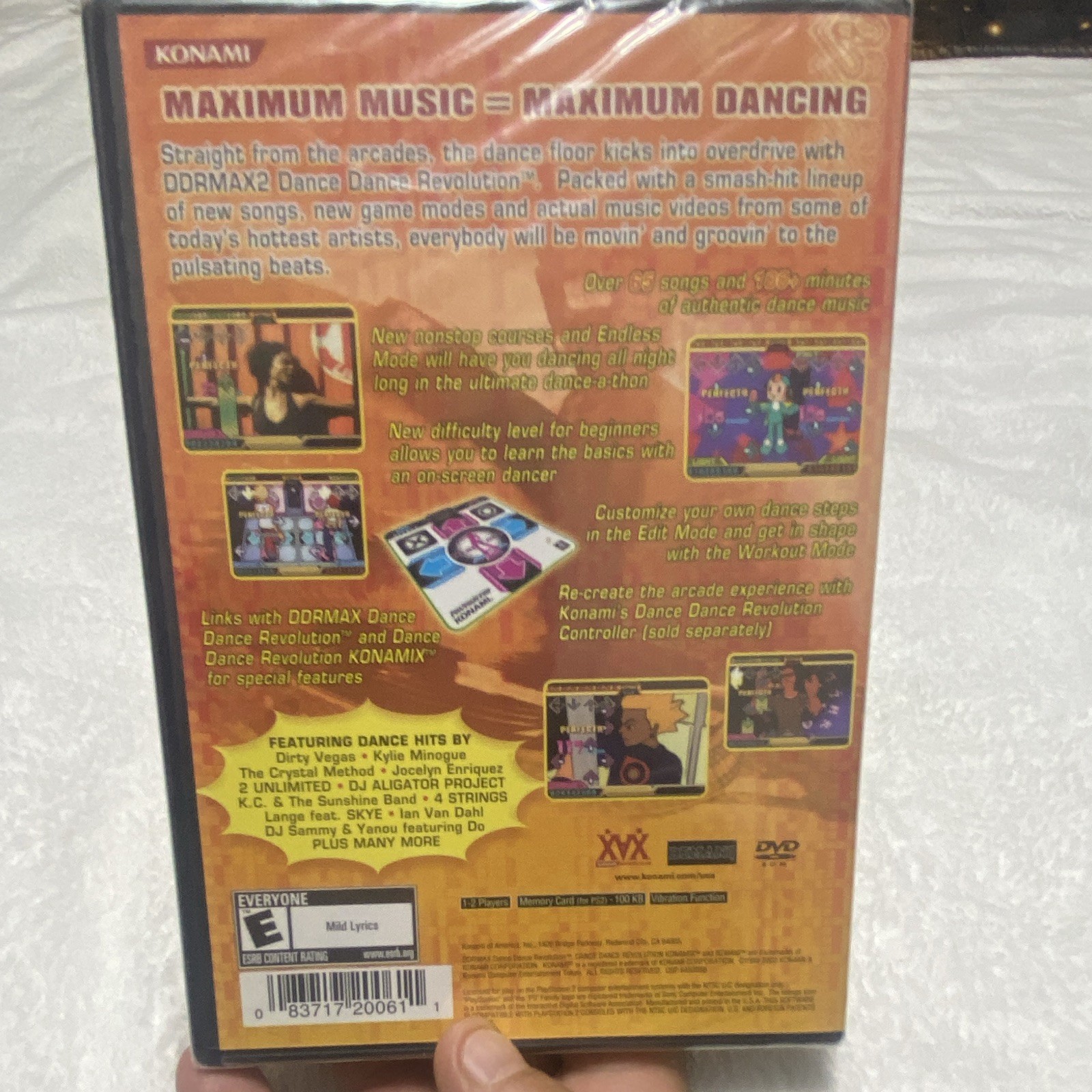DDRMAX2: Dance Dance Revolution – Konami PS2 Music & Dance Game Factory Sealed