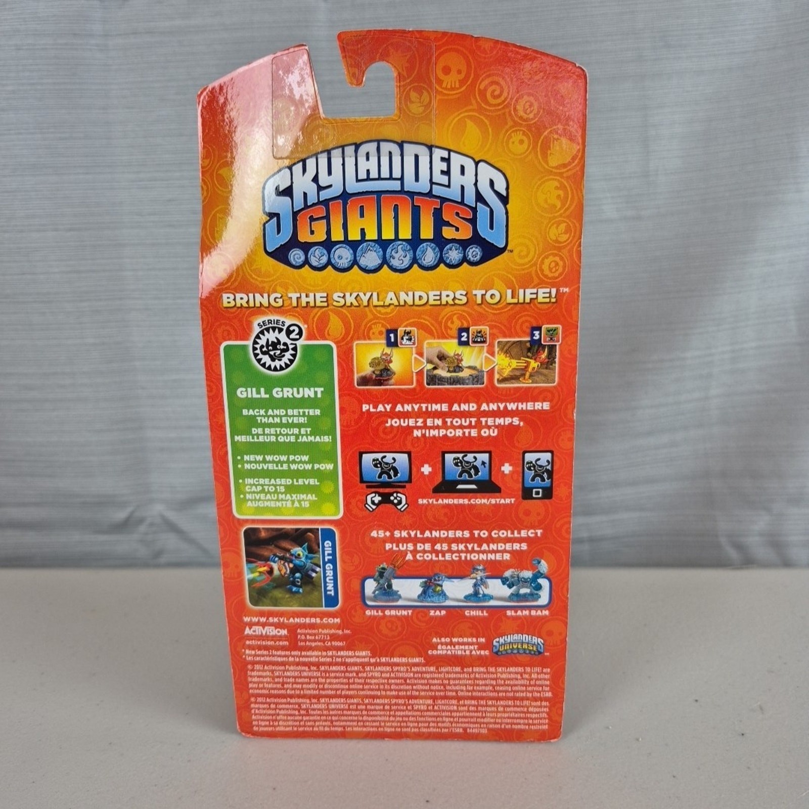 Skylanders Activision Series 2 Gill Grunt Toys To Life Character Figure 2012
