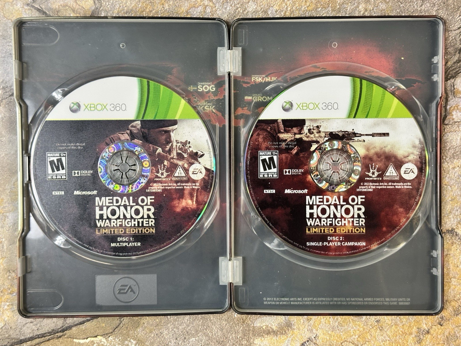 Medal of Honor Warfighter Limited Edition Steelbook CIB – Xbox 360 **TESTED**
