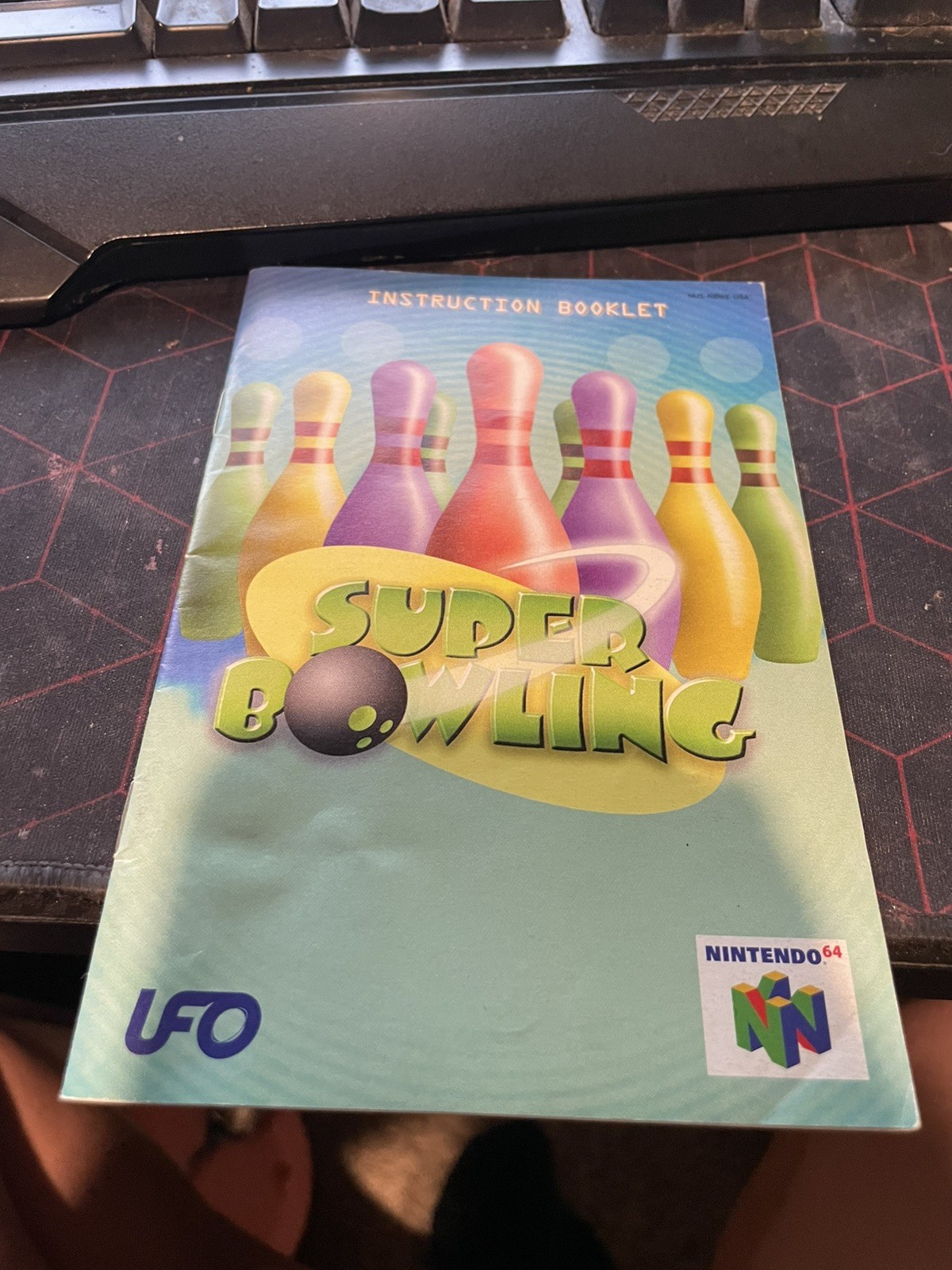 Super Bowling Nintendo 64 N64 Instruction MANUAL ONLY 1999 UFO Interactive