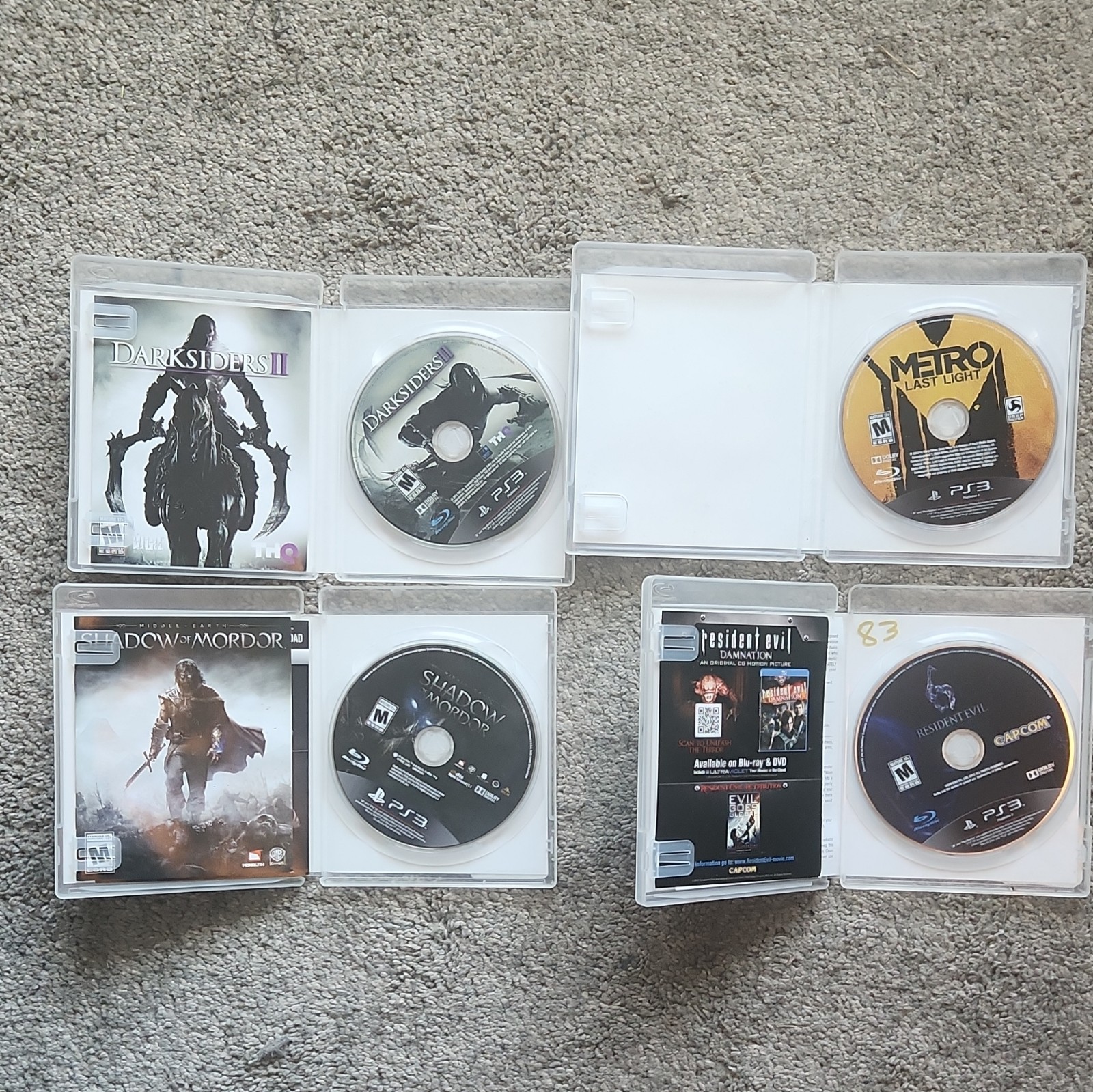 Sony PlayStation PS3 Games Lot 16 Games COD, Ops II, Skyrim + Most Have Manuals!