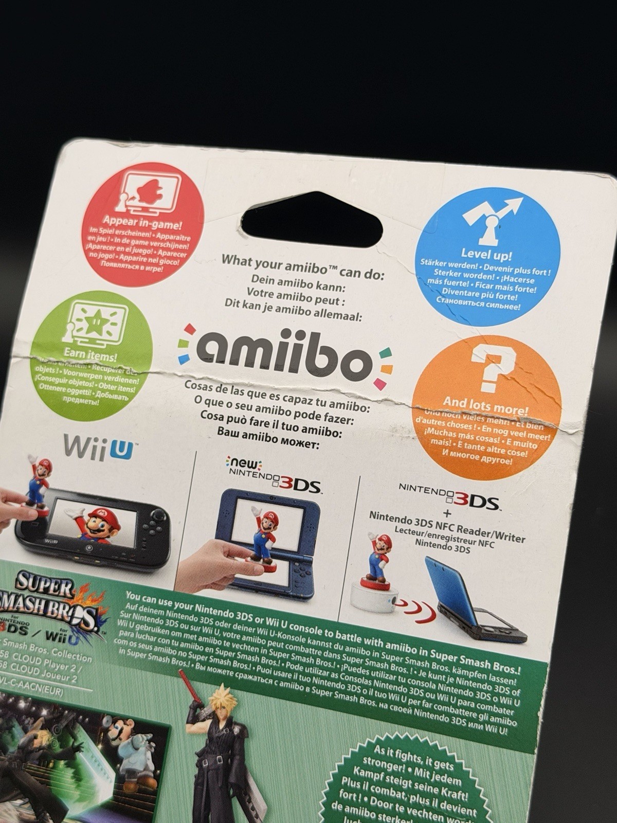 Nintendo Amiibo Super Smash Bros. – Cloud [Player 2] – New/Sealed