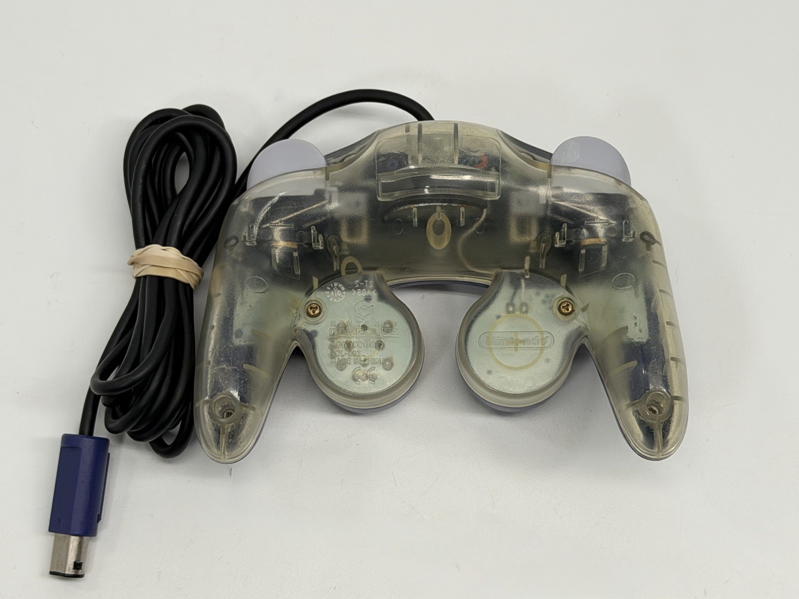 Nintendo GameCube Controller Purple Indigo/Clear OEM Original DOL-003