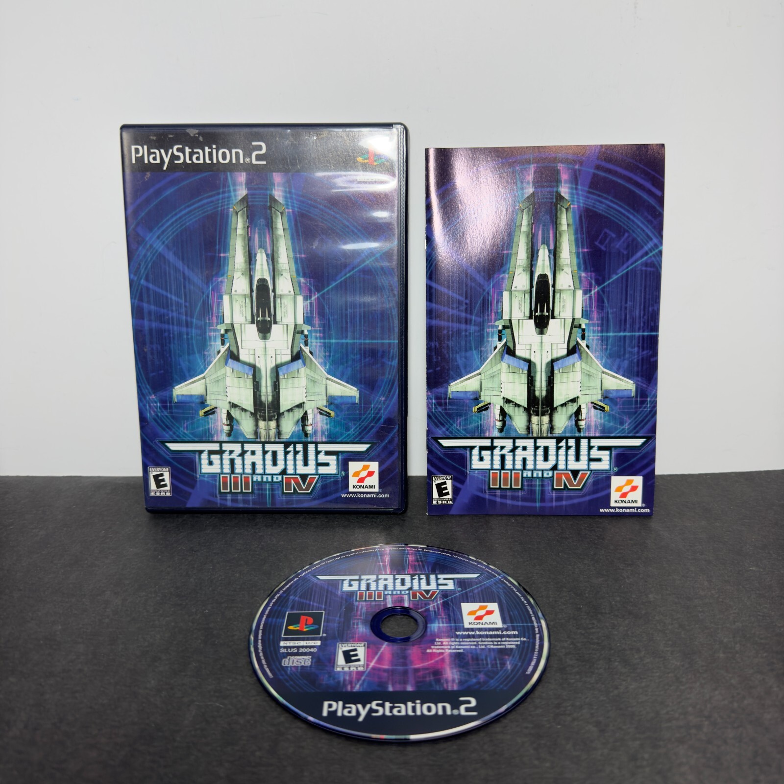 Gradius III and IV (Sony PlayStation 2, 2000) 3 4 PS2 Complete CIB Tested