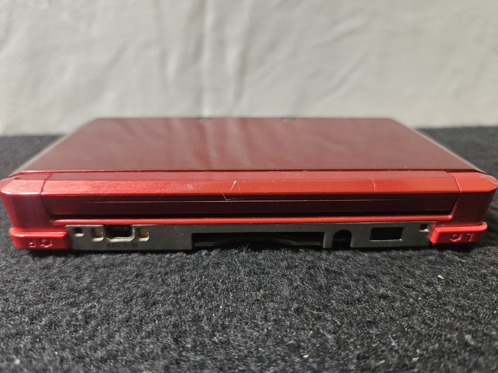 Nintendo 3DS Original Flame Red New Battery No Charger/Stylus Tested