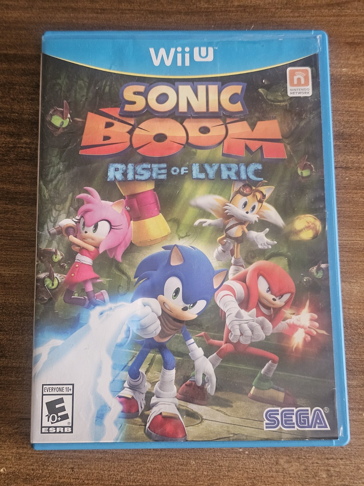 Sonic Boom: Rise of Lyric (Nintendo Wii U, 2014) Tested DAMAGED BOX CIB USED