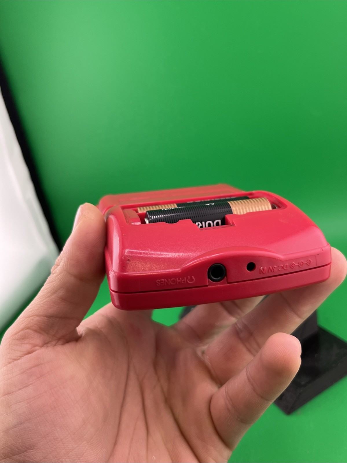 Nintendo GameBoy Color GBC Berry Red Handheld Console CGB-001 Tested (T37)